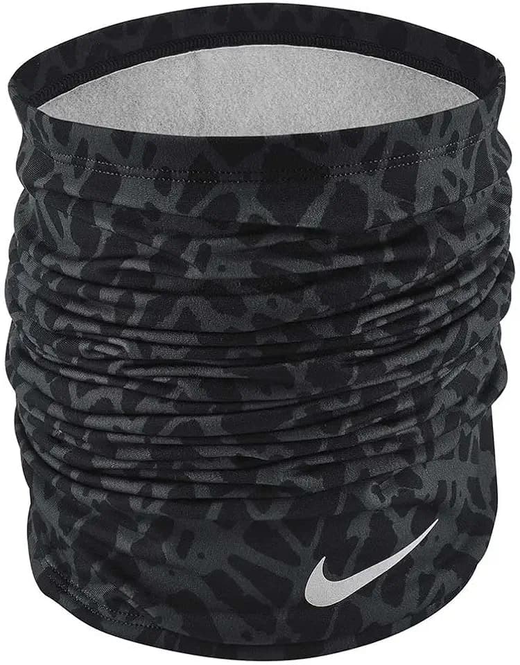 NIKE Dri-Fit Wrap 2.0 Mehrzweck-Stirnband Running Sport Halswärmer Kopfbedeckung (schwarz/anthrazit/silber)