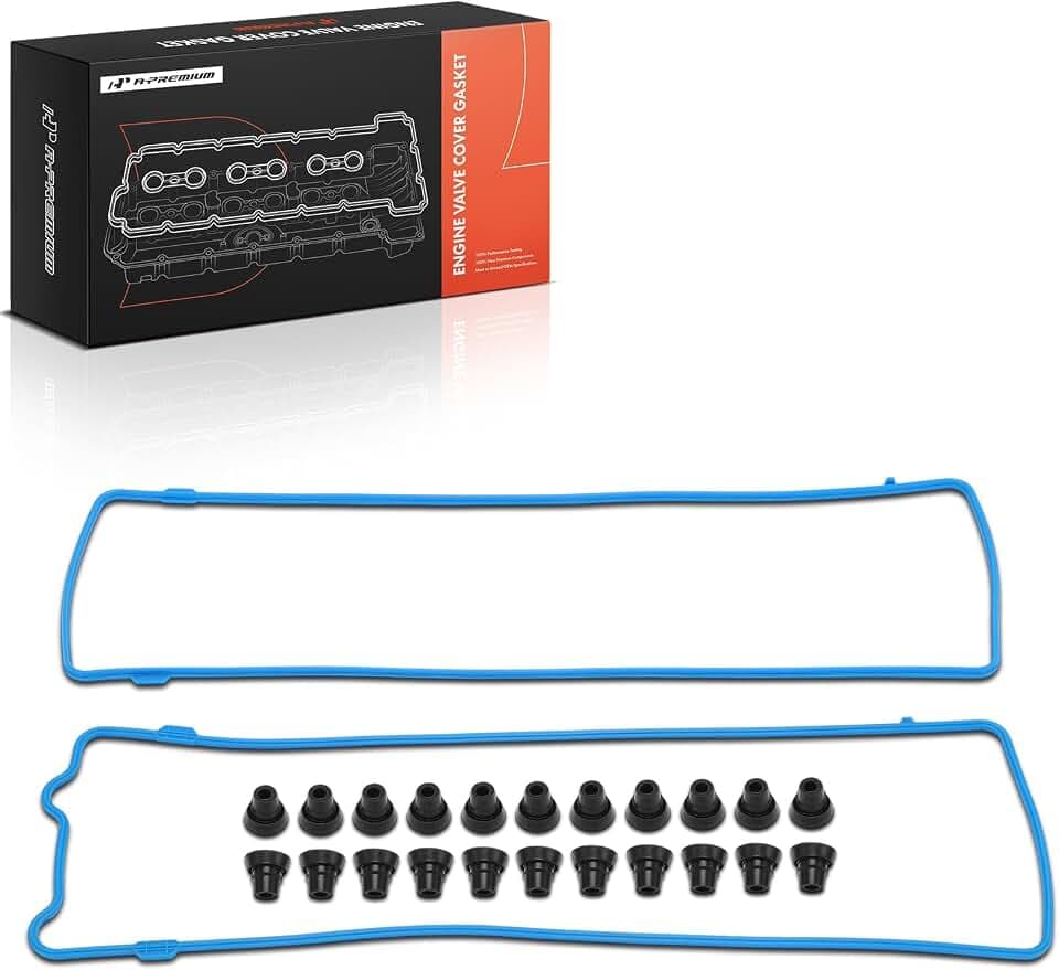 A-Premium Engine Valve Cover Gasket Set, for Oil or Gas Leak Repair