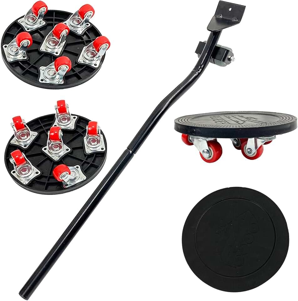 5-teiliges Möbeltransport-Set mit 6-Rad-Rollern