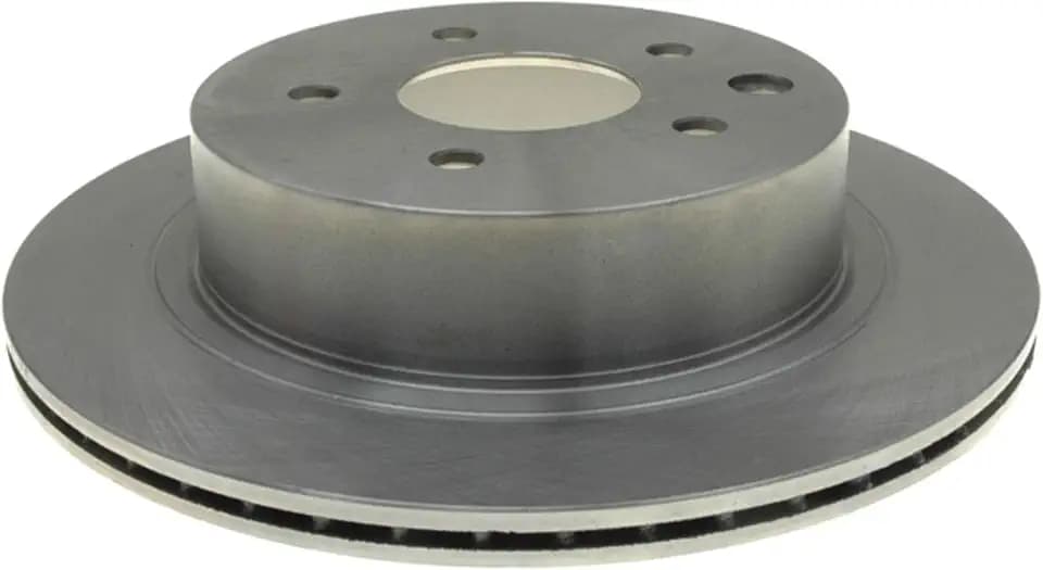 ACDelco Silver Rear Brake Rotor 18A1664A | GM 19287175 Brake Rotors for Select Infiniti G35, Nissan Rogue, Leaf, Qashqai, Juke, X-Trail and more