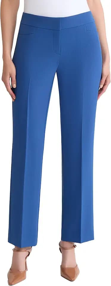 Kasper Women's Stretch Crepe L-Pocket Pant