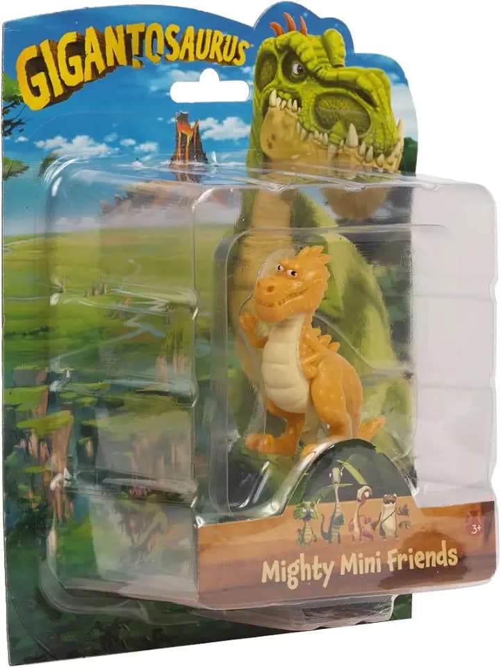 Gigantosaurus Dinosaurier Action-Spielzeugfigur Trex, voll beweglich und sehr detailliert 5 Zoll Spielzeug, genaue Darstellung der Figur aus der erfolgreichen TV-Serie, 1 von 6 des Sammelsets