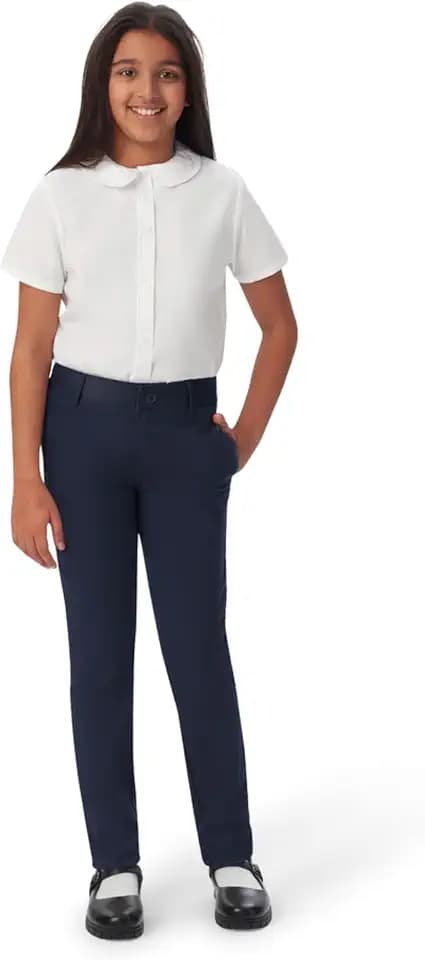 French Toast Girls' Skinny Fit Stretch Twill Pant