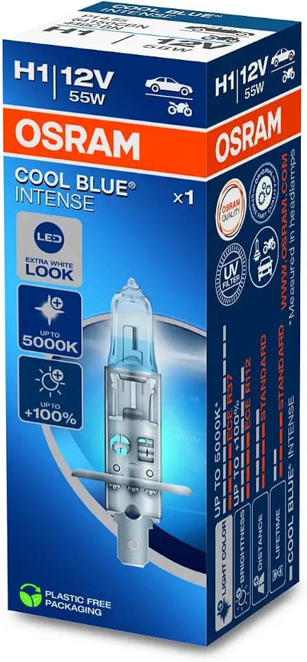 Osram Cool Blue Intense NextGen Halogen Birne - H1-12V/55W - pro Stück
