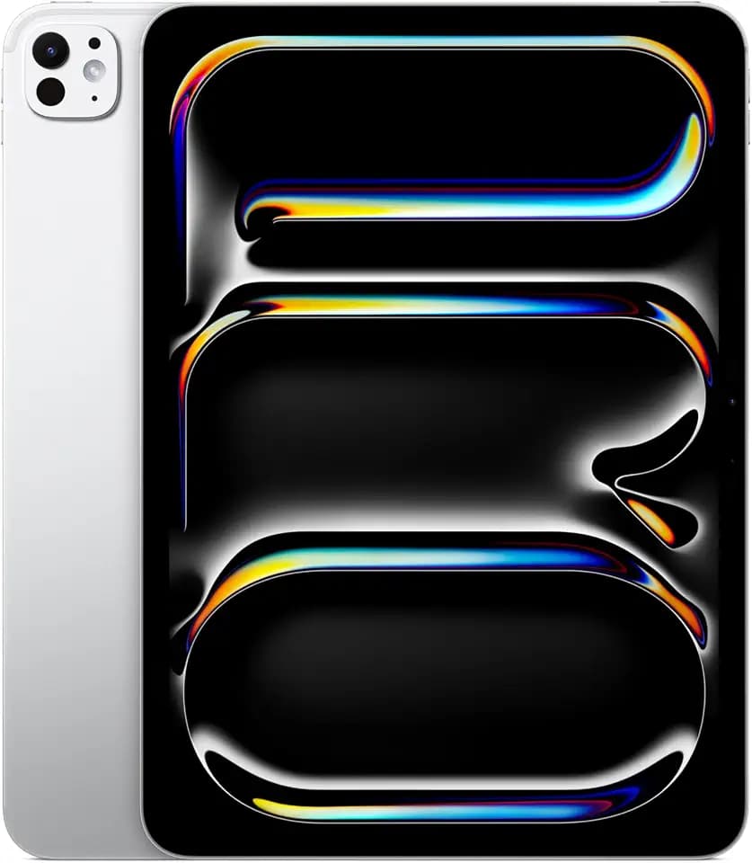 Apple iPad Pro 11-inch (M5): Ultra Retina XDR Display, 256GB, Landscape 12MP Front Camera/12MP Back Camera, LiDAR Scanner, Wi-Fi 7 with Apple N1, Face ID, All-Day Battery Life — Silver