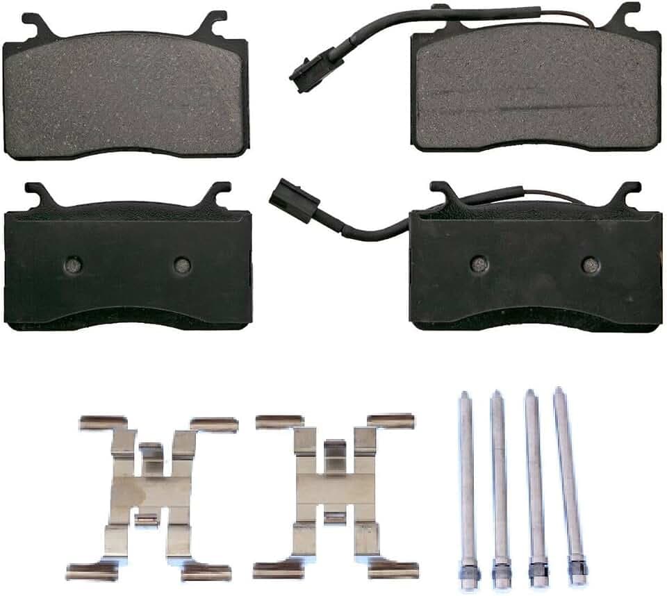 1BP00460AB Front Disc Brake Pad Set compatible with Alfa Romeo Giulia 2023-2017, Stelvio 2021-2018