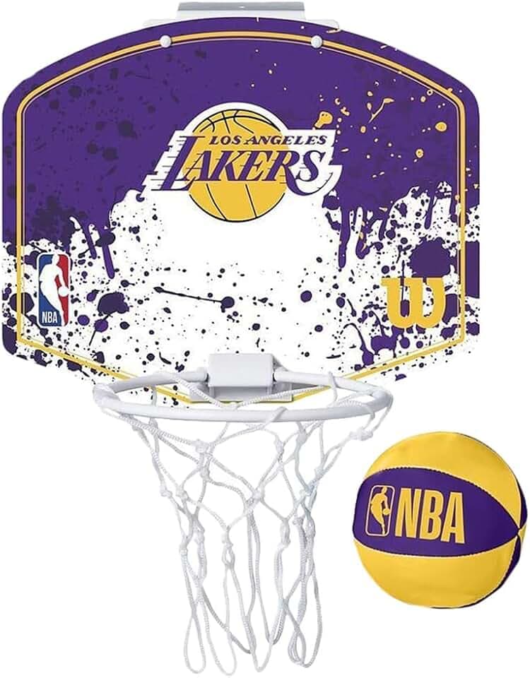 Wilson Mini-Basketballkorb NBA Team Mini Hoop, LOS Angeles