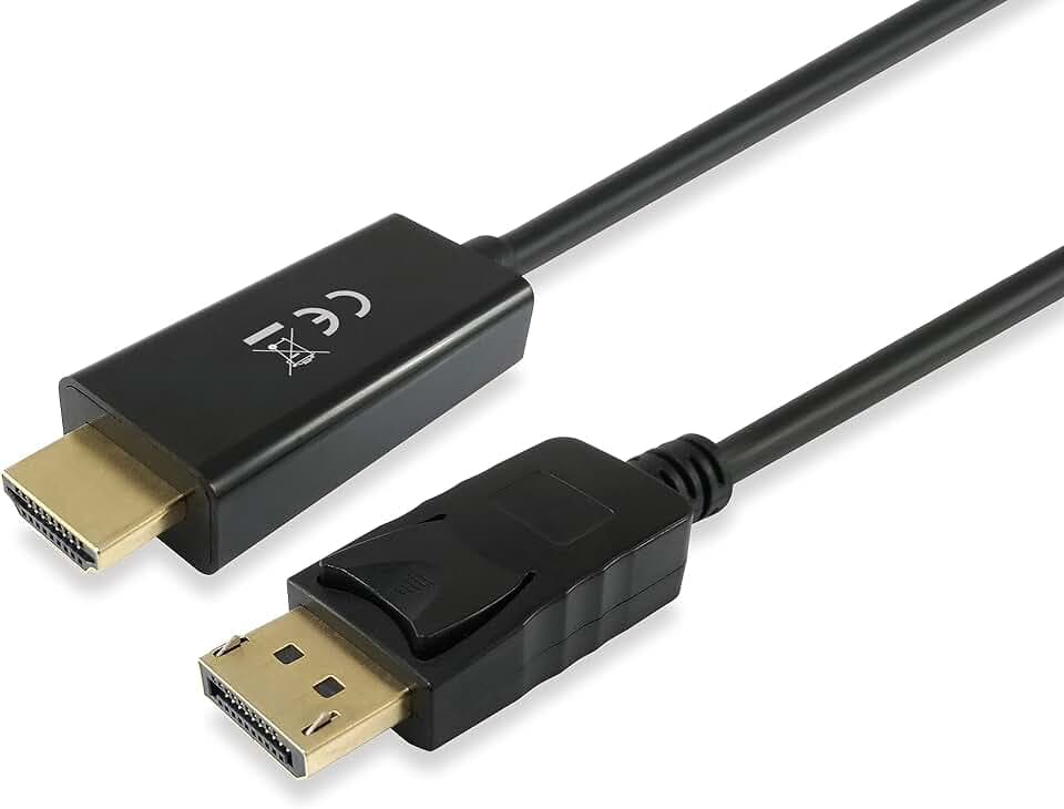Equip 119392 Displayport Adapter/DisplayPort-Kabel mit HDMI-Stecker/5 m/schwarz