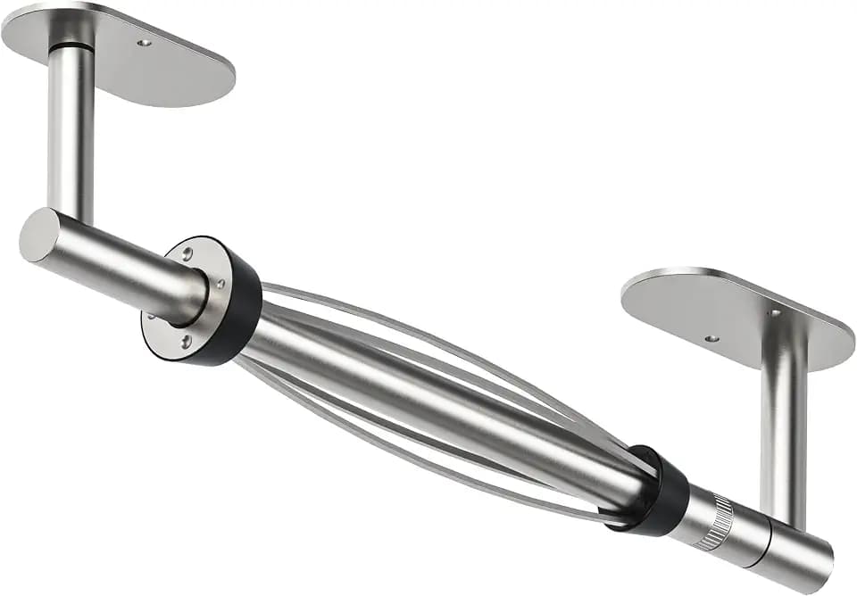Paper Towel Holder Under Cabinet One Hand Operable, Silver