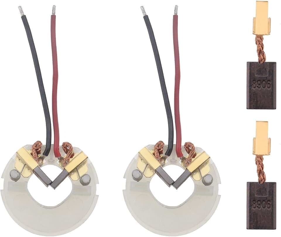YINETTECH Kohlebürstenhalter & Paar Kohlebürsten 3 x 8 x 13 mm, kompatibel mit HILTI SFC14A SFC14-A SFC 22-A 22A Elektrowerkzeug-Teilen