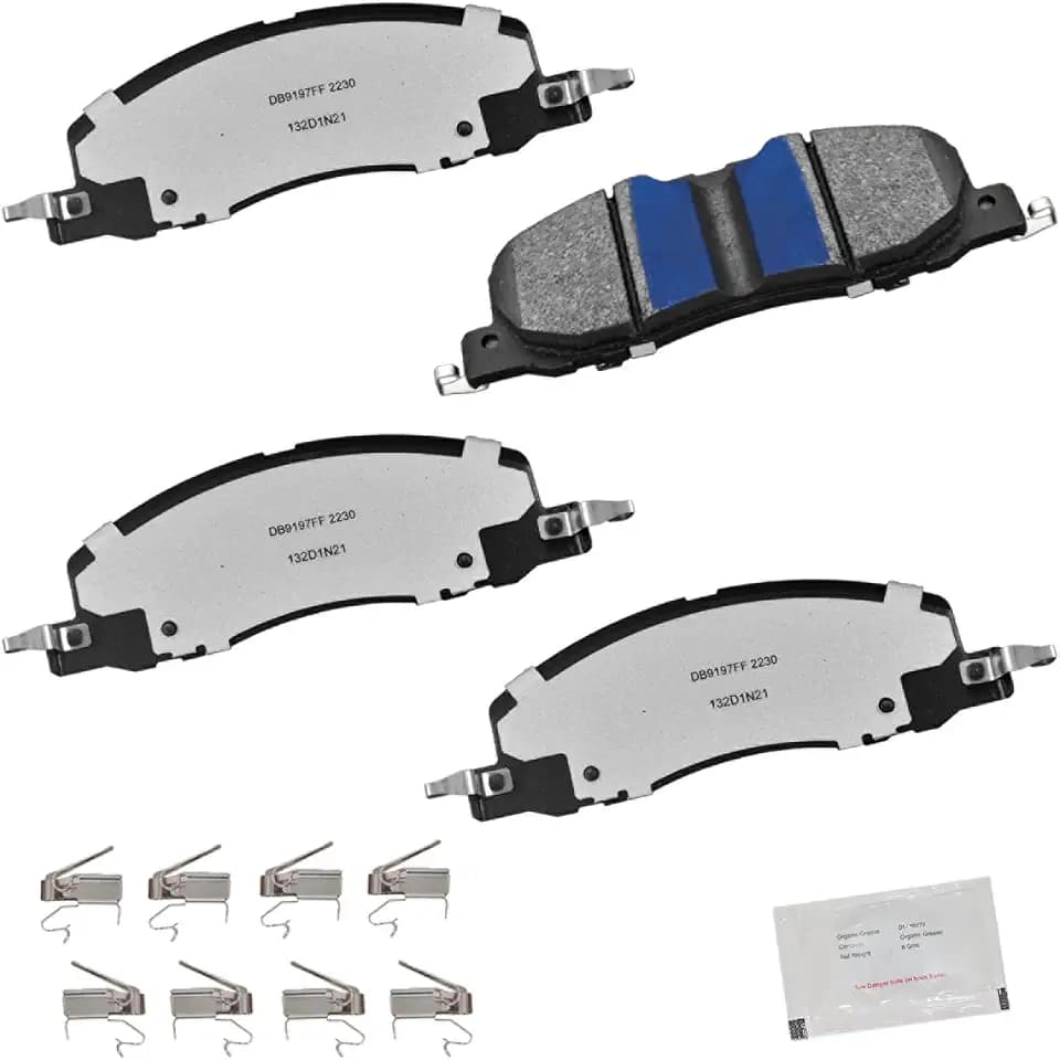 Bendix Fleet Metlok MKD2230FM Semi-Metallic Front Brake Pads for Ford Explorer 2024-2020, Lincoln Aviator 2023-2020