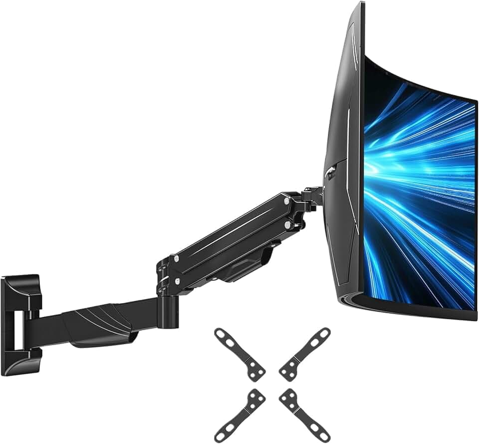 ELIVED Monitor Wandhalterung für Max 43'' Ultrawide Monitor bis zu 15kg
