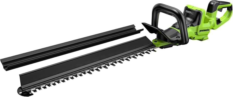 Greenworks 24V 24 in Cordless Hedge Trimmer, Rotating Handle, Tool Only