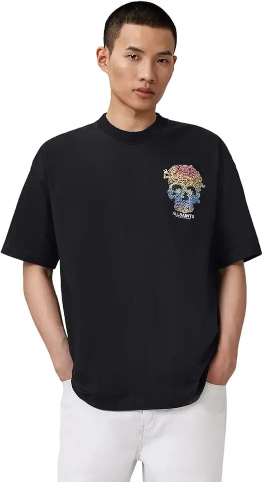 AllSaints Men's Trance Ss Crew