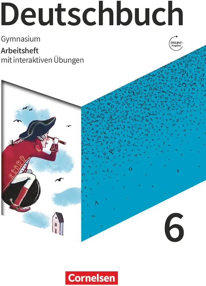 Deutschbuch Gymnasium - Zu den Ausgaben: Neue Allgemeine Ausgabe und Niedersachsen – 2019 - 6. Schuljahr: Arbeitsheft mit interaktiven Übungen online - Mit Lösungen und Erklärfilmen
