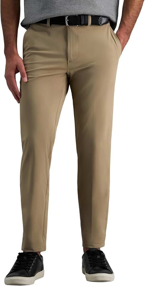 Haggar Sport Men's Straight Fit Travel Performance Pant
