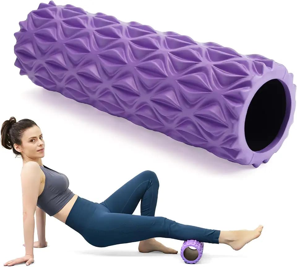 Foam Roller, 15 inch High Density Massage Roller for Exercise
