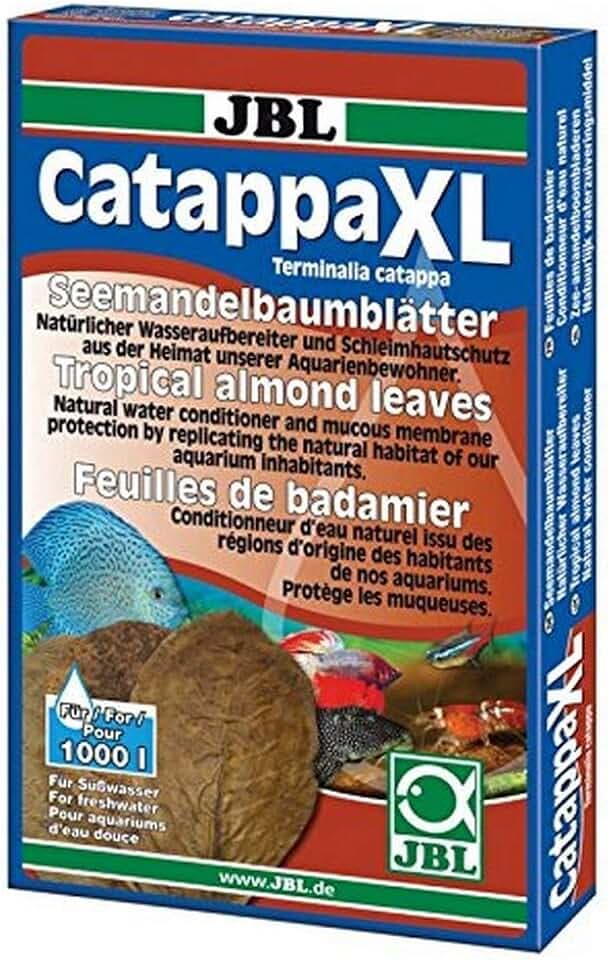 JBL Catappa 25198, Seemandelbaumblätter für Süßwasser-Aquarien, 10 Stück, XL