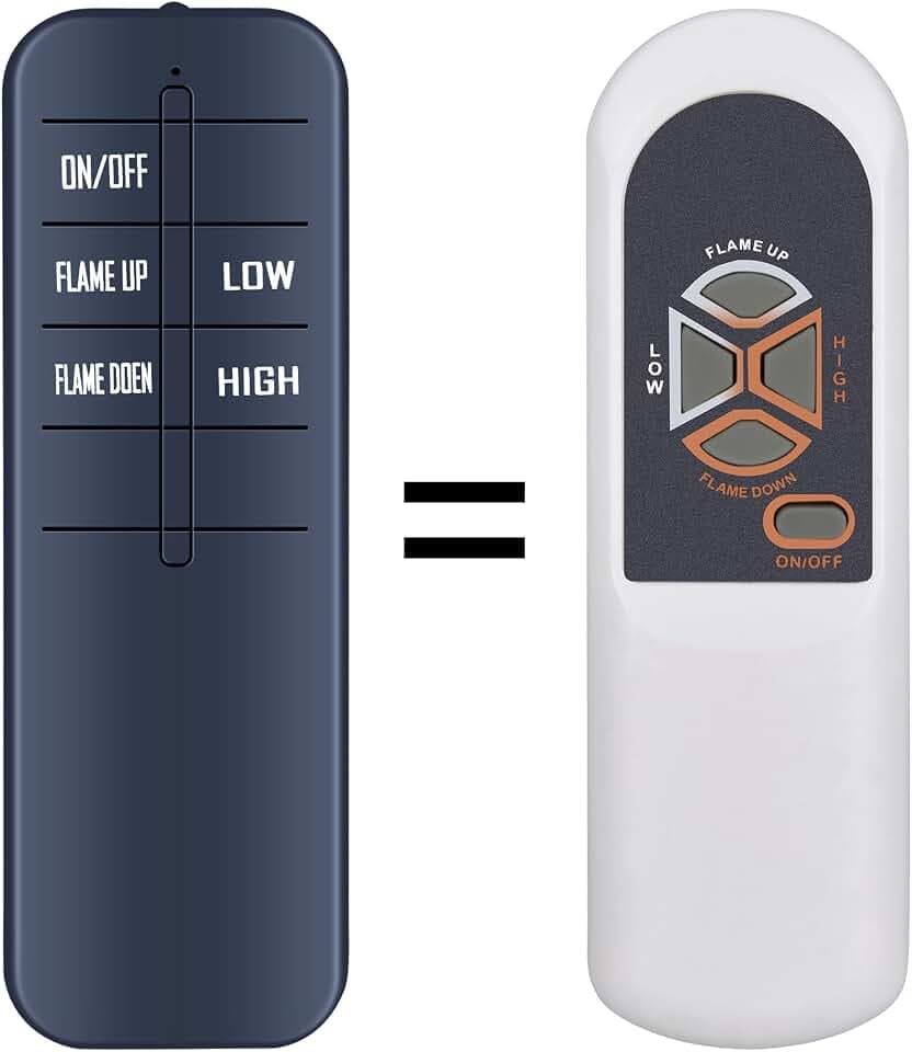Ersatz-Fernbedienung für elektrische Kamine 30000032 (außer für die Modelle von 2007)