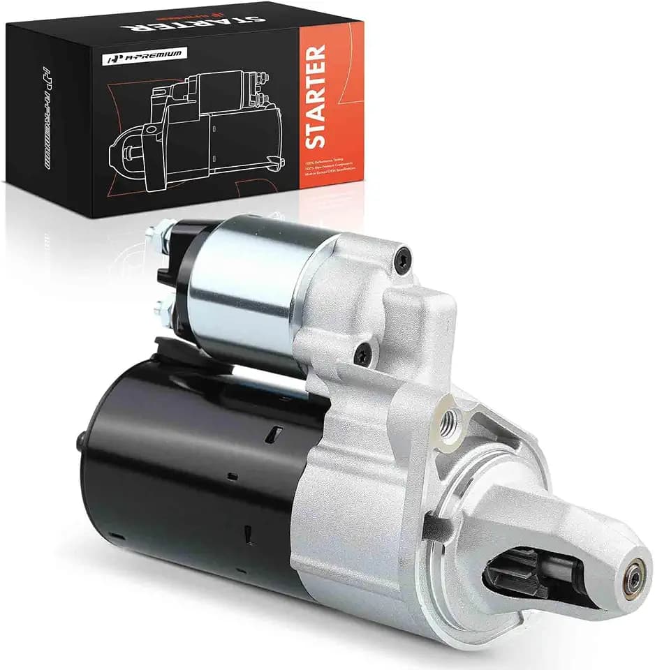 A-Premium Starter Motor 12V 1.4KW 10 Teeth CW Compatible with Mercedes-Benz