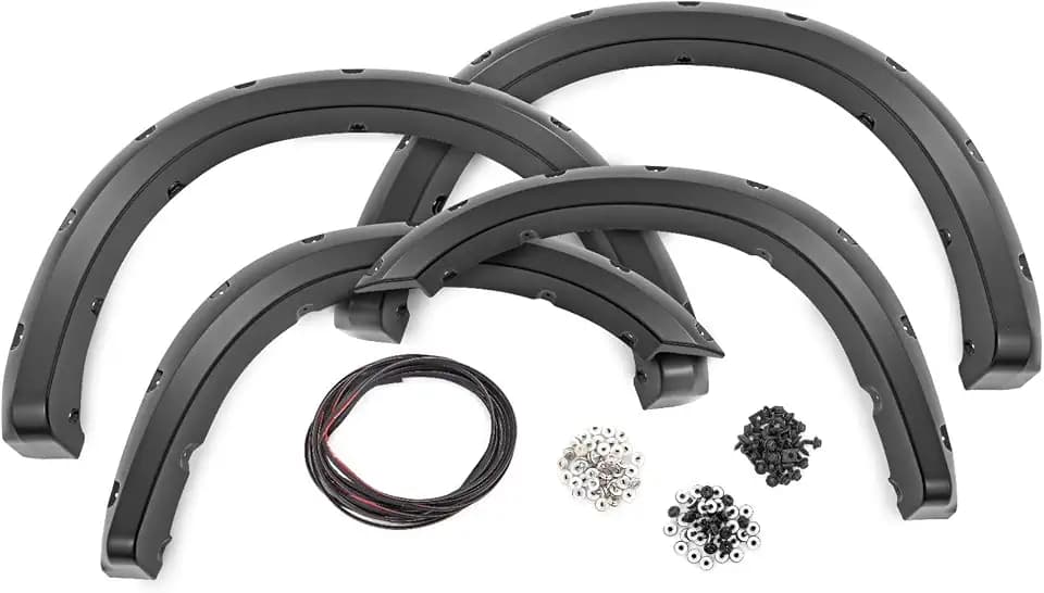 Rough Country Pocket Fender Flares for 2019-2024 Ram 2500/3500 - F-D10917A