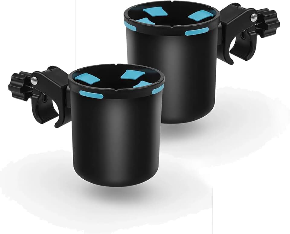 Marine Boat Rail Cup Holder,Holds 30-40oz Tumblers,2 Packs