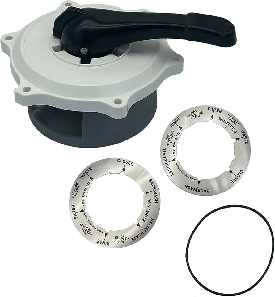 270068 1-1/2-Inch Multiport Pool Top Valve Assembly Replacement for Pen-tair Hi-Flow 1.5" Top and Side Mount Pool Spa Multiport Valve (270068)