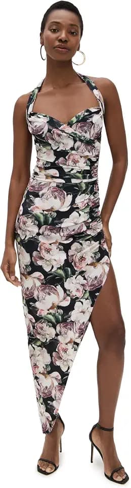 Norma Kamali Women's Cayla Side Drape Gown