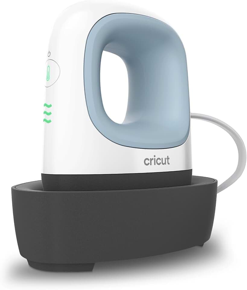 Cricut EasyPress Mini Transferpresse | DIY Mini Heizpresse Plottermaschine | Mini Press für Cricut Wärmeübertragung Projekte | Mini Bügeleisen Presse für T-Shirts, Hüte, Schuhe Taschen | Blau