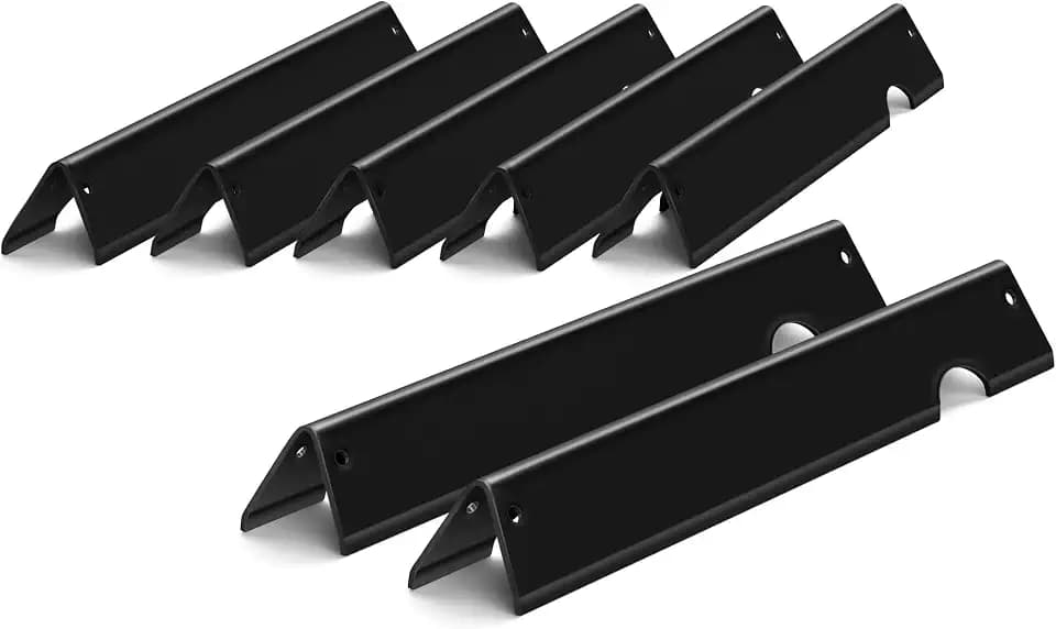 66033 66797 Flavorizer Bars 17” Replacement Weber GS4 Genesis II 400 Series, E-410 E-435 S-410 S-435 SE-410 Grill Parts, Genesis GS4 II LX E/S-440 Parts, Porcelain-enameled Flavor Bars, 7 Pack