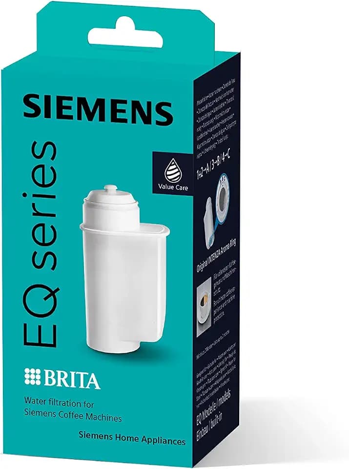 Siemens Original BRITA INTENZA Wasserfilter mit Aroma Ring, TZ70003, verbessert den Kaffeegeschmack, schützt die Espressomaschine, speziell entwickelt für Kaffeevollautomaten