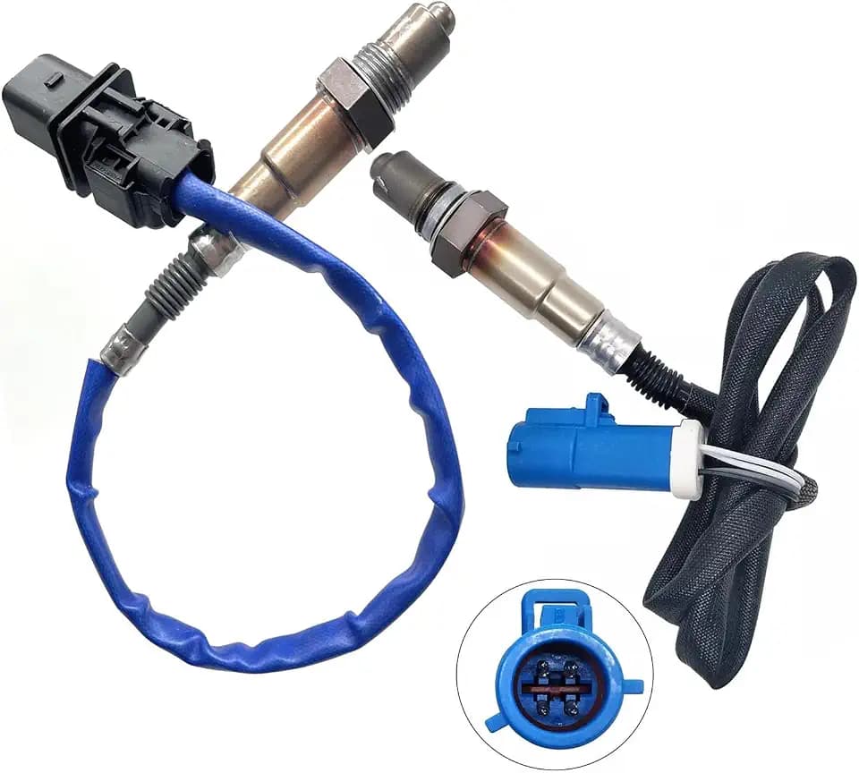 2pcs Upstream+Downstream Oxygen O2 Sensor Compatible with 2013-2016 Ford Escape 1.6L / 2014-2019 Fiesta ST / 2014-2016 Transit Connect 1.6L Turbo - 234-5068 234-4577