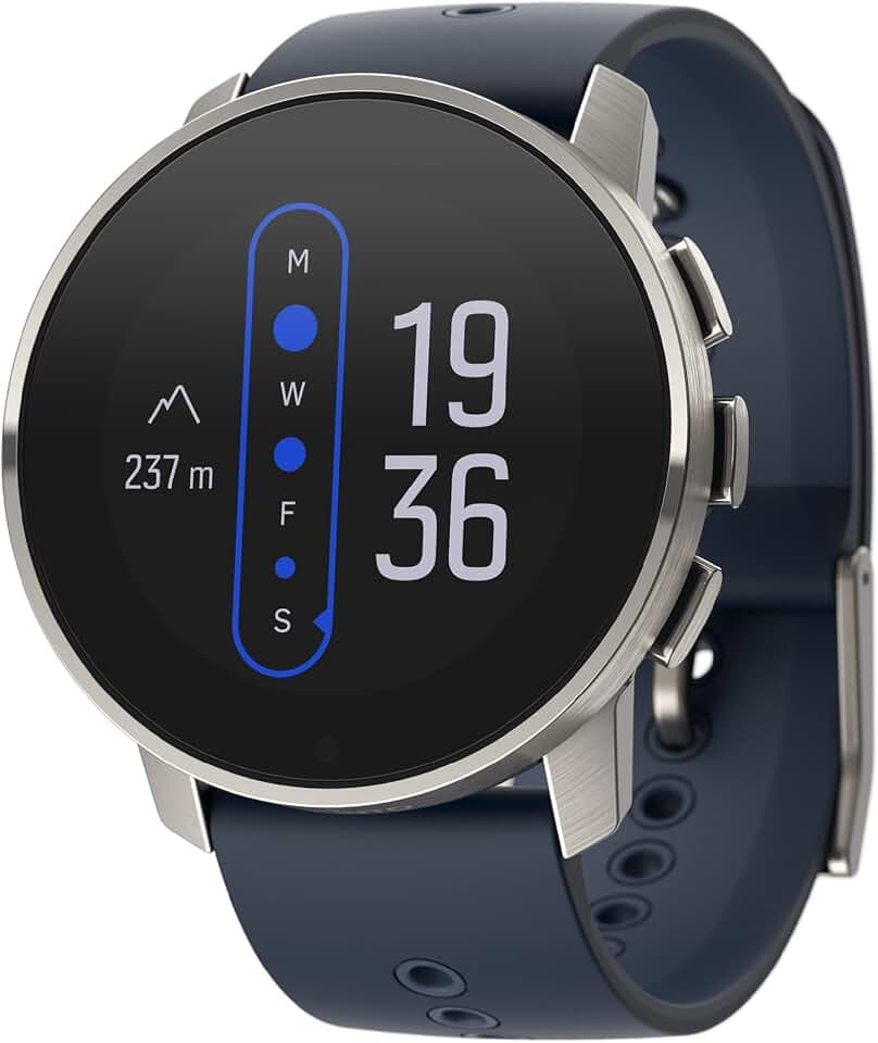SUUNTO 9 Peak: Premium GPS Laufen, Radfahren, Abenteueruhr mit Navigation auf der Strecke, kompakter 43 mm Touchscreen, bis zu 170 Stunden GPS-Akku