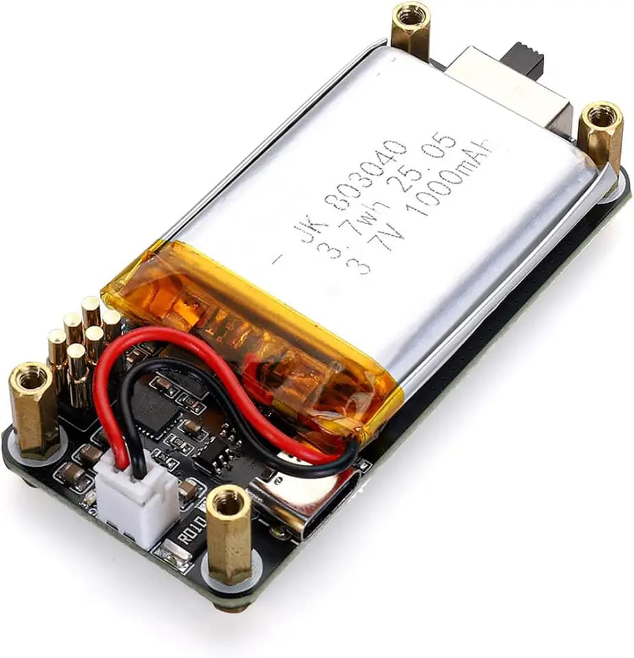 UPS HAT for Raspberry Pi Zero, Uninterruptible Power Supply Module, Plug-and-Play Ba-ttery Backup Board, Real-Time INA219 Ba-ttery Monitor, Supports 3.7 V Lithium Ba-ttery, Power Management Expansion