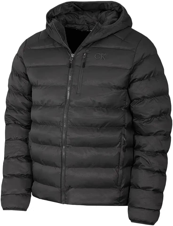 Calvin Klein Herren 2026 San Gabriel Woven Jacquard wattiert Jacke