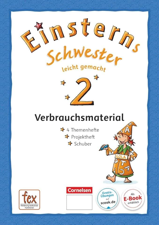 Einsterns Schwester - Sprache und Lesen - Neubearbeitung: 2. Schuljahr - Leicht gemacht: Themenhefte 1-4 und Projektheft mit Schuber. ... und Lesen - Ausgabe 2015, 2. Schuljahr)