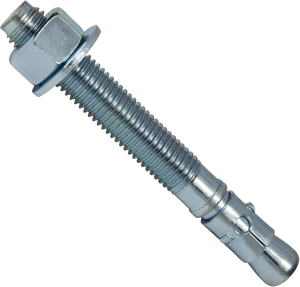 CONFAST 1/2" x 5-1/2" Wedge Anchor Zinc Plated (Box of 25)