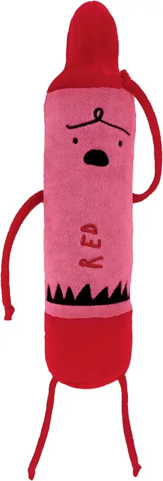 MerryMakers The Day the Crayons Quit Red Soft Plush Crayon Toy, 12-Inch, from Drew Daywalt and Oliver Jeffer's The Day the Crayon's Quit Book Series