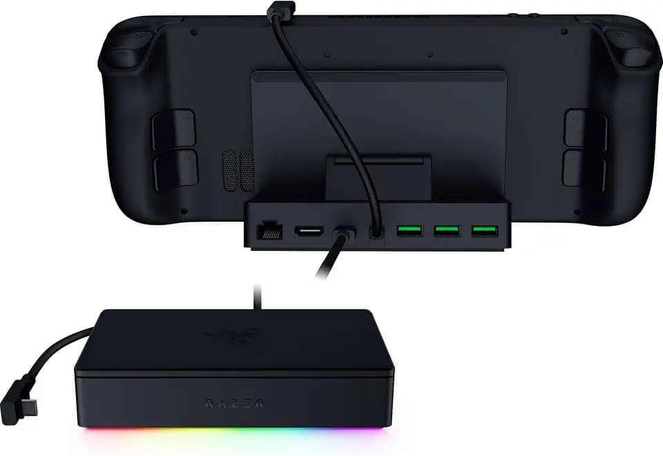 Razer Handheld Dock Chroma, Charging Hub & Expand Connectivity, 100W