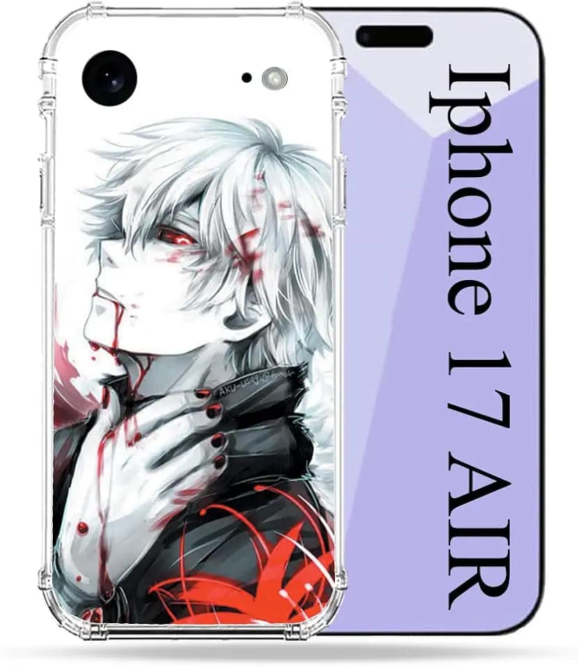 Schutzhülle für iPhone 17 Air Manga Tokyo Ghoul Kaneki, Weiß