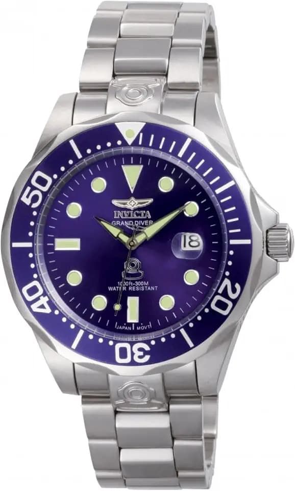 Invicta Men's INVICTA-3045 Pro-Diver Collection Grand Diver Stainless Steel Automatic Watch with Link Bracelet