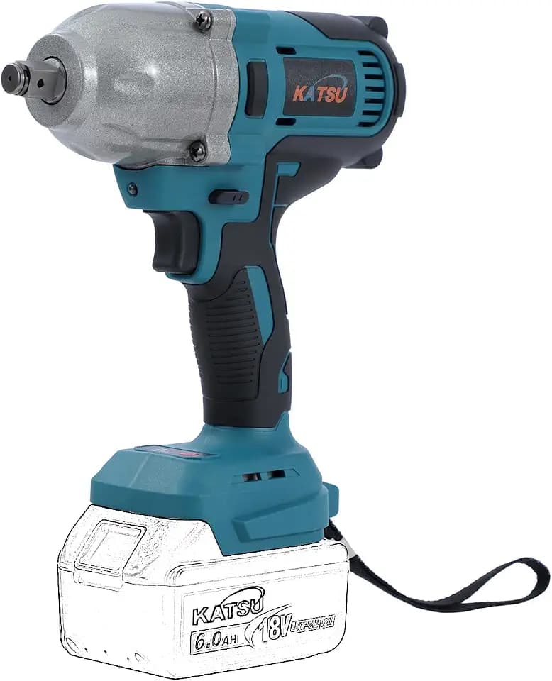 KATSU FIT-BAT Akku Schlagschrauber bürstenloser 21V 1/2" 800 Nm Kabellos Elektro-Schlagschrauber, ohne Akku oder Ladegerät 102472
