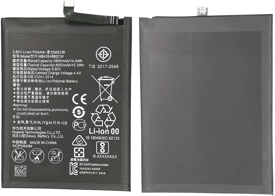 Ersatz Akku Batterie HB436486ECW 4000mAh für Huawei P20 Pro/Mate 10 / Mate 10 Pro