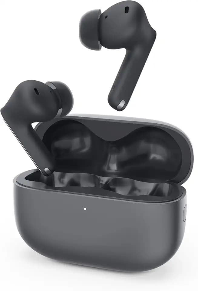 Lenovo TWS Earbuds – True Wireless Earbuds with Active Noise Cancellation, Dolby Atmos Sound, 3 Mic ENC, IP55, Thunder Grey