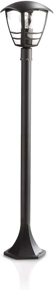 CREEK-Outdoor Poller Metall H99,5cm Schwarz Philips