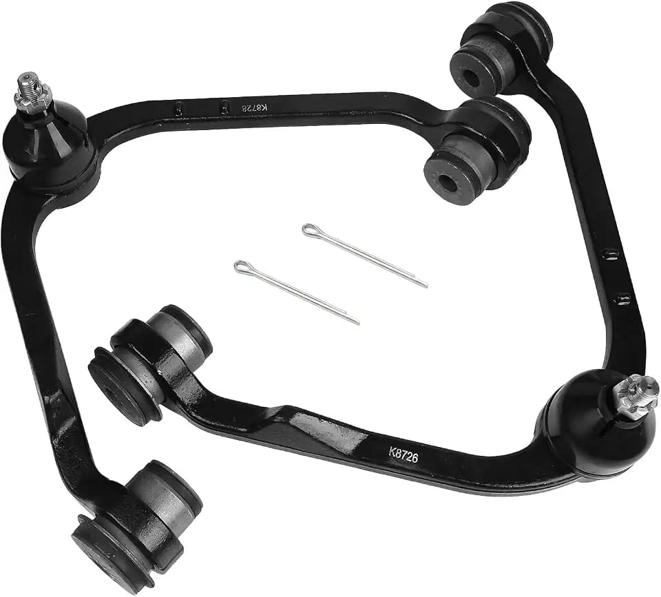 KUSATEC RWD Front Upper Control Arm with Ball Joint Assembly Fit for Ford Expedition 97-02, F150 97-03, F250 97-99; Lincoln Blackwood 02, Navigator 98-02; Upper Control Arm K8726 K8728
