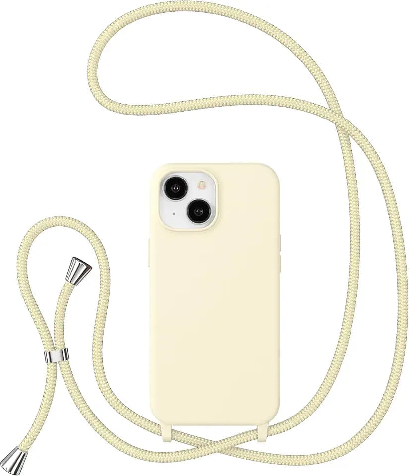 ZTOFERA Crossbody Case for iPhone 13/14,Beige
