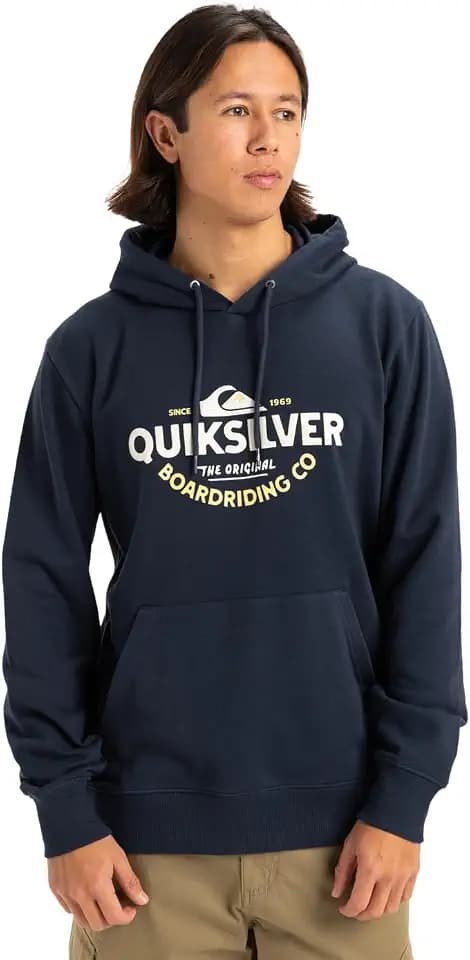 Quiksilver Herren Typed Out Hoodie Fleece Top (1er Pack)