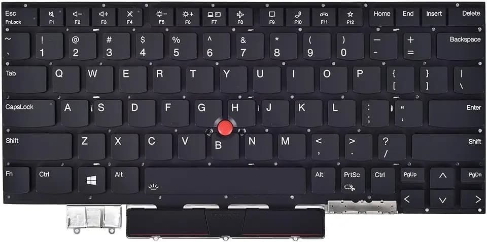 Replacement Keyboard Compatible with Lenovo ThinkPad X1 Carbon Gen 9th 2021 Type 20XW 20XX, Thinkpad X1 Carbon Gen 9 Keyboard with Backlit US Layout P/N: SN20Z77386-01