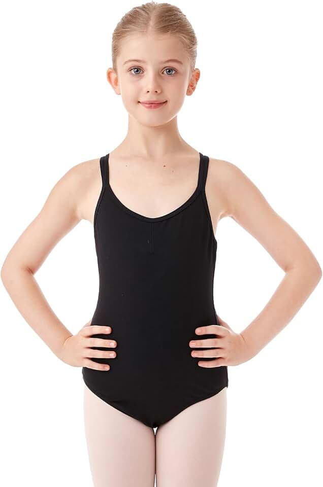 HiDance Ballet Leotards, Cotton Camisole Ballet Leotards for Girls/Toddlers/Kids